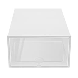 20PCS Foldable Shoe Box Transparent Plastic Shoes Storage Case DIY Dustproof Home Storage Container 32.6*24*14cm/12.83*9.45*5.51