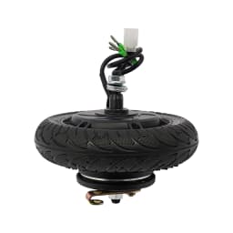 24V 8 Inch 350Wx2 Brushless Dual Drive Electric Scooter Hub Motor Kit Electric Conversion Motor Kit Motor Conversion Kit with Reverse Throttle 3-Speed Handlebar Controller for DIY Scooter Go Kart Wheelchair E-Bike Upgrade Parts