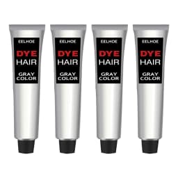 EELHOE Gray Hair Dye Cream Dye Shampoo Covering Primary Color Easy To Get Started Professional Hair Dye Cream For Women Men