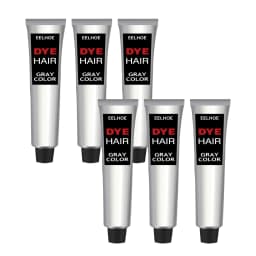EELHOE Gray Hair Dye Cream Dye Shampoo Covering Primary Color Easy To Get Started Professional Hair Dye Cream For Women Men