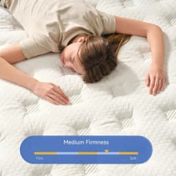 10 12 Inch Hybrid Mattress, Durable Pocket Spring Gel Foam Bed In A Box, Easy Setup Pressure Relief Mattress, Twin Full Size Su