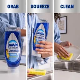 Dishwashing Liquid With Rain Shower Scent Removes Tough Grease And Food Residue
