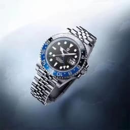 PAGANI DESIGN New Batman 40MM GMT Men Watch Mechanical Watch Luxury Automatic Watch Men Jubilee Watch Strap Sapphire Waterproof Wrist Watches for Men Gift