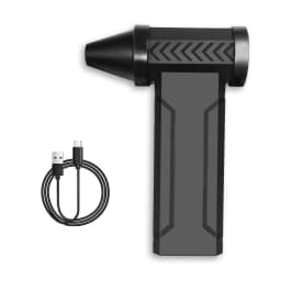 Compressed Air Dust Collector. High-power Violent Fan, Wireless Rechargeable Air Blower With 130, 000 Rpm, High-speed Turbine Fan, 3 Speed Settings - 100, 000/110, 000/130, 000 Rpm. Handheld Hair Dryer, Suitable For Computer Keyboards, Cars, Homes.