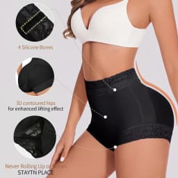 Butt Lifting Panties Tummy Control Shorts High Waisted Shapewear Briefs Compression Underwear Women Faja Shorts