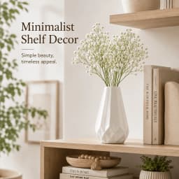 10pcs Pack 10pcs White Mini Plastic Vases Suitable for Fresh/Dried/Artificial Flowers, Farmhouse Style Asymmetric Cylindrical Vases with Geometric Base, Modern Table Centerpieces for Wedding,, Office Decor - Bottles