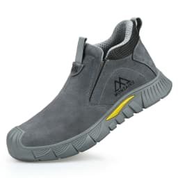 Men Steel Toe Work Shoes Impact Resistant Steel Toe Cap Lightweight Comfortable Industrial Safety Sneakers Wear Resistant Durable Construction Footwear Full Sizes Available for Women Men Ideal for Labor Day Father’s Day Gifting