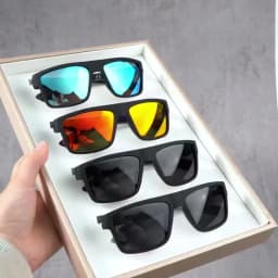 6 Pairs of Stylish Interchangeable Lens Glasses - lightweight PC Frames, 6 Unique Styles for Daily Comfortable Commuting Outfits.