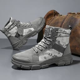 Autumn New High-Top Plus Size Casual Sports Shoes, Outdoor Hiking Boots, Comfortable Thick Sole Lightweight Casual Walking Shoes, Suitable for All-Season Daily Outdoor Activities, Walking And Travel, Mountaineering, Camping Gear