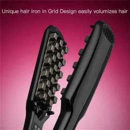 1.25Inch Professional Volumizing Ceramic Hair Crimping Irons Lasting Hair Volume For Short Or Thin Hair Adjustable Temp Fluffy Styling Tool
