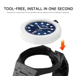 For Swatch X AP Royal POP Ceramic Band Biomaterials Watch Case Strap Luxury Modification Kit Pocket Changer To Wristwatch Cover