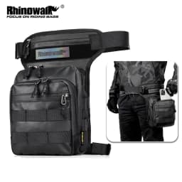 Rhinowalk Waist Leg Bag 3L Large Messenger Bag Portable Travel Cycling Leg Storage Bag Phone Purse Fanny Pack Fit Thigh Hip Bum