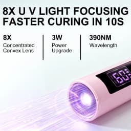 LIMEGIRL Nail UV LED Dryer Touch Lamp Rechargeable Flashlight UV Light Drying Nails UV Gel Polish Lamps Quick Drying Cure Tools