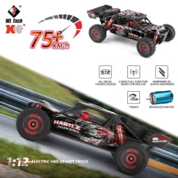 WLtoys 124016 Brushless RC Car 75km/h High Speed Remote Control Crawler 2.4G 4WD Off-Road Drift Climbing Racing Vehicle Model Toys
