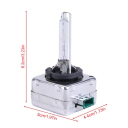 2Pcs D3S Xenon Bulb 6000K 35W 85V HID Headlight Bulbs D3S Xenon Headlight Replacement Super Light IP68 Waterproof