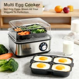 Egg Cooker, 8-Egg Electric Boiler for Hard Boiled Eggs