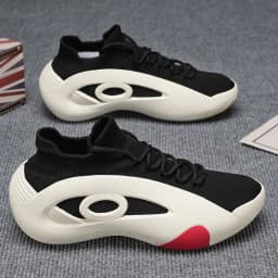 2026 New Summer High-End Men's Shoes Versatile Mesh Breathable Thick-Soled Youth Running Sports Casual Shoes