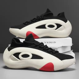2026 New Summer High-End Men's Shoes Versatile Mesh Breathable Thick-Soled Youth Running Sports Casual Shoes