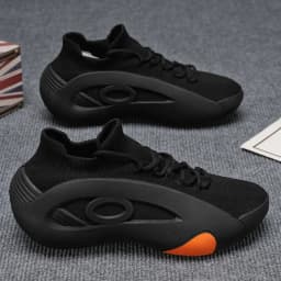 2026 New Summer High-End Men's Shoes Versatile Mesh Breathable Thick-Soled Youth Running Sports Casual Shoes
