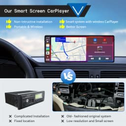 Pionray 10-inch Portable CarPlay Android Auto Screen for Vehicle