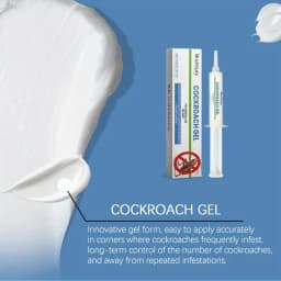 4 Tubes Cockroach Attractant Bait Gel, Indoor Household Daily Accessory, Convenient Placement Gel Supply for Kitchen, Cabinet, Bathroom & Residential Home Use