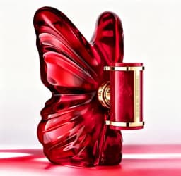 La Bomba Intensa red butterfly shaped perfume bottle, 2.7oz80ml, fruity and floral, rich and full fragrance, lasting fragrance, gift choice