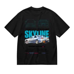 Men's Vintage Datsun 510 Racing Car Graphic T-Shirt, Retro JDM Auto Motif Tee, Casual Summer Short Sleeve Streetwear Top