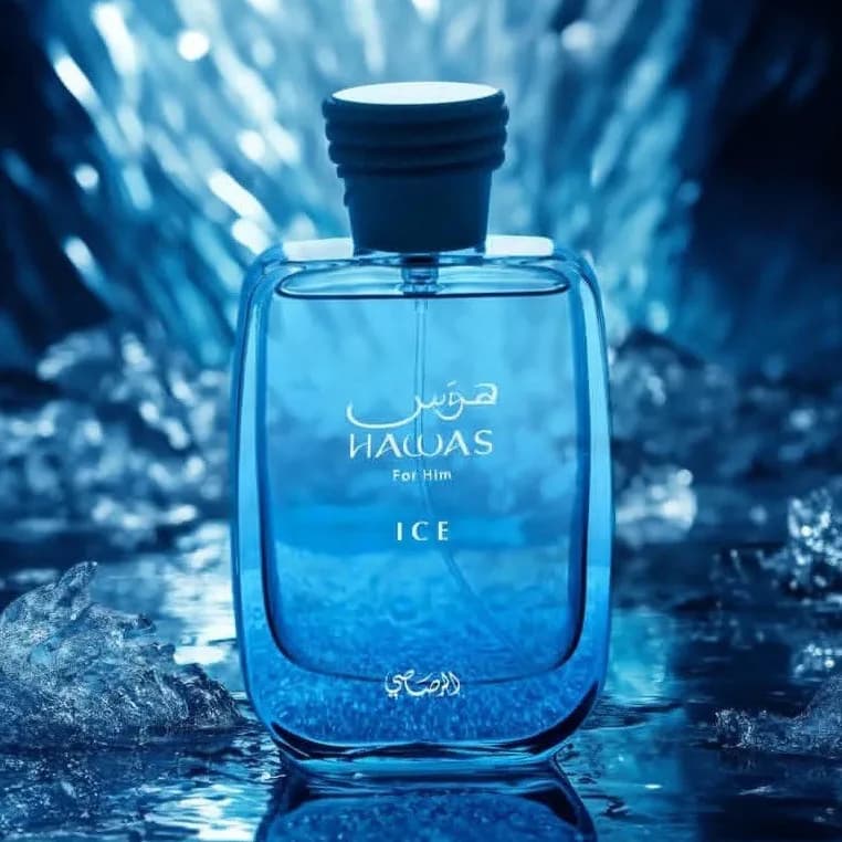 Rasasi Hawas Ice For Him Eau De Parfum Spray 3.4 Fl oz Regular Size