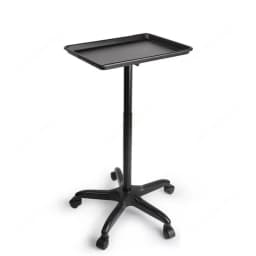 Salon Hairdressing Trolley Cart Adjustable Height Rolling Beauty Tray Stand with Wheels for Barber Shop Hair Styling Tool Storage