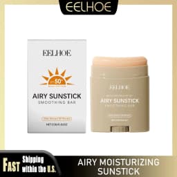 EELHOE 23g Moisturize Airy Sunstick SPF50+ Anti-UV Long-lasting Protector High Coverage Matte Natural Sunscreen Cream Skin Care