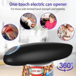 Professional Electric Can Opener,an Excellent Kitchen Gadget,one-touch Can Opener Design, Suitable for The Elderly and Arthritis