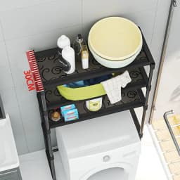 Bathroom Storage Rack Over The Toilet Shelf 3 Tier Space Saver Organizer Multi-Functional Wall Hanging Toilet Storage Rack