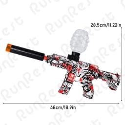 Electric Ball Blaster, Balls High Orbeez Gun Performance Ball Blaster Gun Cool Toy Gun, Rechargeable Splatter Ball Toys For Halloween and Christmas Gift