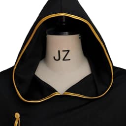 Asta Cosplay Costume Hooded Mysterious Short Cape Shawl Headband Full Set Anime Robe Cloak Halloween Party Tops Outfit DMPS20210729209B