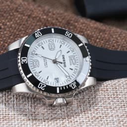 DEESIO Men Mechanical Watch Automatic Self-Winding Wristwatch 316L Stainless Steel Case 100M/10Bar Waterproof Luminous Date Calendar Display Sport Silicone Strap High Mineral Hardness Glass Male Business Casual Luxury Sporty Daily Wear Hot Gift Watches