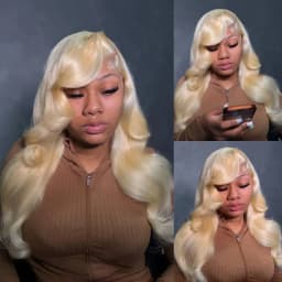 250% 300% High Density Bone Straight 13x4 13x6 HD Transparent Lace Front Human Hair Wigs For Women 613 Honey Blonde 360 Full Lace Wig Pre Plucked With Baby Hair