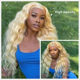 250% 300% High Density Bone Straight 13x4 13x6 HD Transparent Lace Front Human Hair Wigs For Women 613 Honey Blonde 360 Full Lace Wig Pre Plucked With Baby Hair