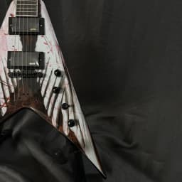 24-fret electric guitar with HH pickups, black hardware, mahogany body, shipped from US warehouse, free shipping