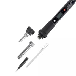 JCD 80W Electric Soldering Iron with LCD Digital Temperature Display Adjustable Heating Tip for Precision Soldering 220V/110V