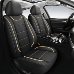 Universal 2-Seat Car Seat Covers. Leather Fabric With Elasticated Design For A Close Fit To The Original Car Seats. Suitable For All Seasons, Durable, Comfortable, And Effectively Protects The Original Car Seats.