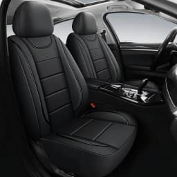 Universal 2-Seat Car Seat Covers. Leather Fabric With Elasticated Design For A Close Fit To The Original Car Seats. Suitable For All Seasons, Durable, Comfortable, And Effectively Protects The Original Car Seats.