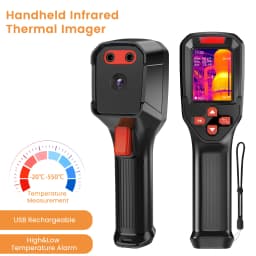 USB Rechargeable Thermal Imaging Camera 240*240 Super IR, -20℃~550℃ Waterproof Dustproof Anti-drop Handheld Thermal Imager For Electrical&Industrial Inspection Test