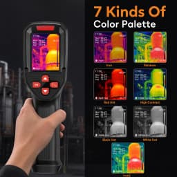 USB Rechargeable Thermal Imaging Camera 240*240 Super IR, -20℃~550℃ Waterproof Dustproof Anti-drop Handheld Thermal Imager For Electrical&Industrial Inspection Test