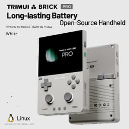 TRIMUI BRICK PRO Retro Handheld Game Console Portable Video Player Linux System Open Source 3.95 Inch Palm Phone Games Gifts 5000mAh BT