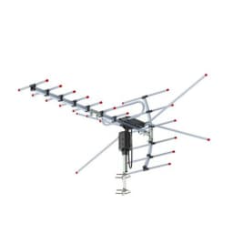 Ta-001 360 ° Rotation Uv 45-230Mhz/470-860Mhz 15-22Db Outdoorn Antenna 110 Miles Reception Range