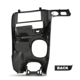Double Din Radio Center Dash Bezel Kit Carbon Fiber Compatible with Chevy Corvette C5 1997-2004 10407815 Durable Sturdy Strong
