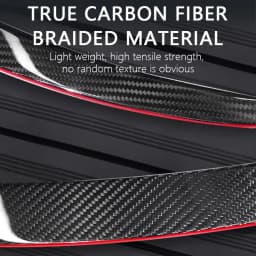 Real Carbon Fiber Spoiler for Tesla Mode Y 2024 - 2020 Accessories Car Rear Trunk Tail Wing Original Spoiler Modification Parts