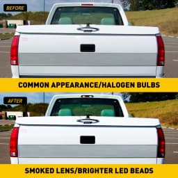 1Pcs LED Smoke 3rd Third Brake Light Red White Fit For Chevy Silverado 1500 2500 3500 1999-2006 For GMC Sierra Smoke shell