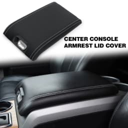 Center Console Arm Rest Lid Cover Fit for 2009-2014 Ford F150 Black 9L3Z-1506024-Cc(Black)