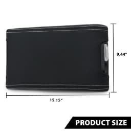 Center Console Arm Rest Lid Cover Fit for 2009-2014 Ford F150 Black 9L3Z-1506024-Cc(Black)